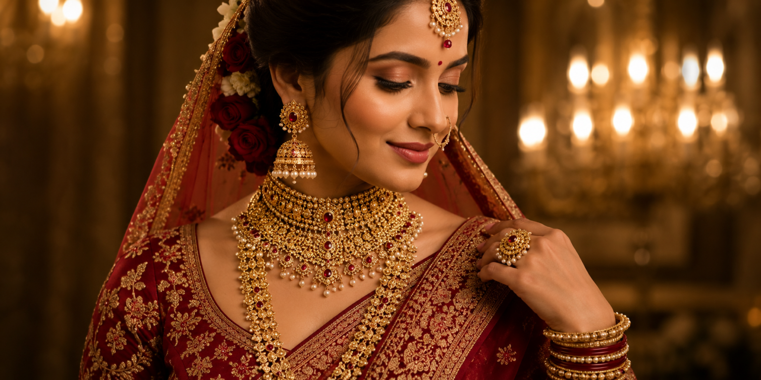 Bridal jewellery combo sets